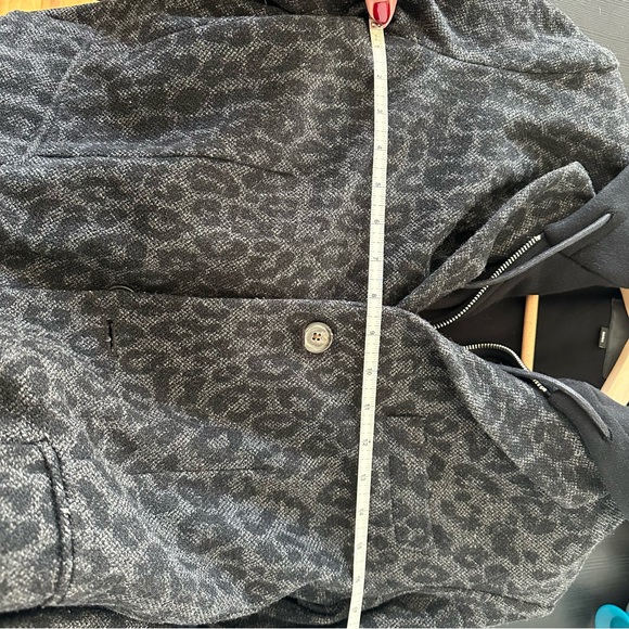 R13 Leopard Coat With Attached Hoodie Size Small - Picture 5 of 8